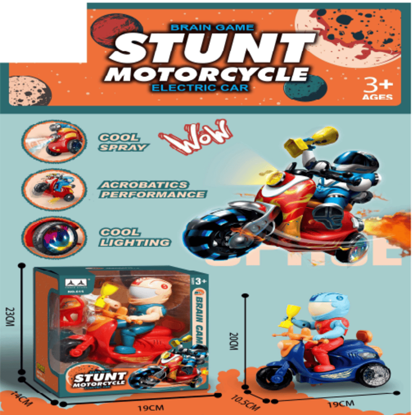 Picture of stunt motor cycle electric toy