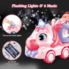 Picture of Toy Cars for Toddlers Girls 5 in 1 Carrier Truck Toy for Kid Girls Transport Vehicles with Light & Music