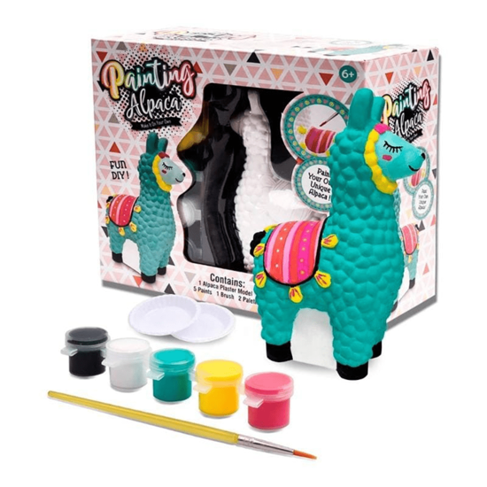 Picture of Alpaca sheep coloring set