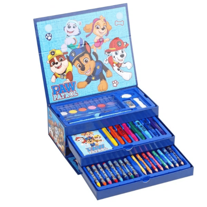 Picture of Paw Patrol 52 Piece Colouring Case Tool Box