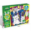 Picture of Animals Coloring Book 3D