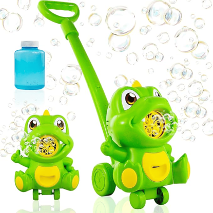 Picture of Green Dinosaur Bubble Machine