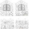 Picture of Coloring and playing in a children's house