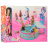Picture of Set of dolls in the pool with swimsuits