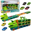 Picture of Dinosaur truck with a track for carrying cars